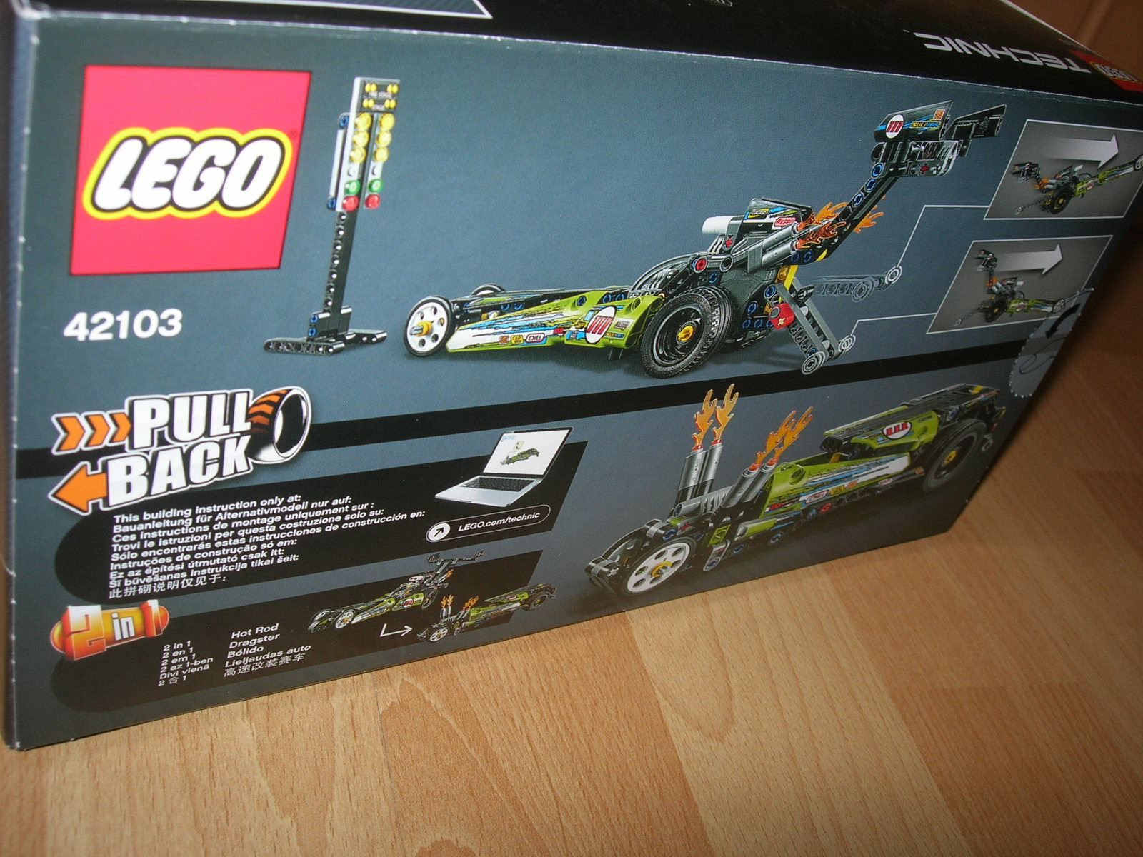 Lego Giocattoli: Lego Technic 42103 Dragster Rennauto – Nuovo e nell'imballaggio originale da Hornussen venduto da Corvette- 1