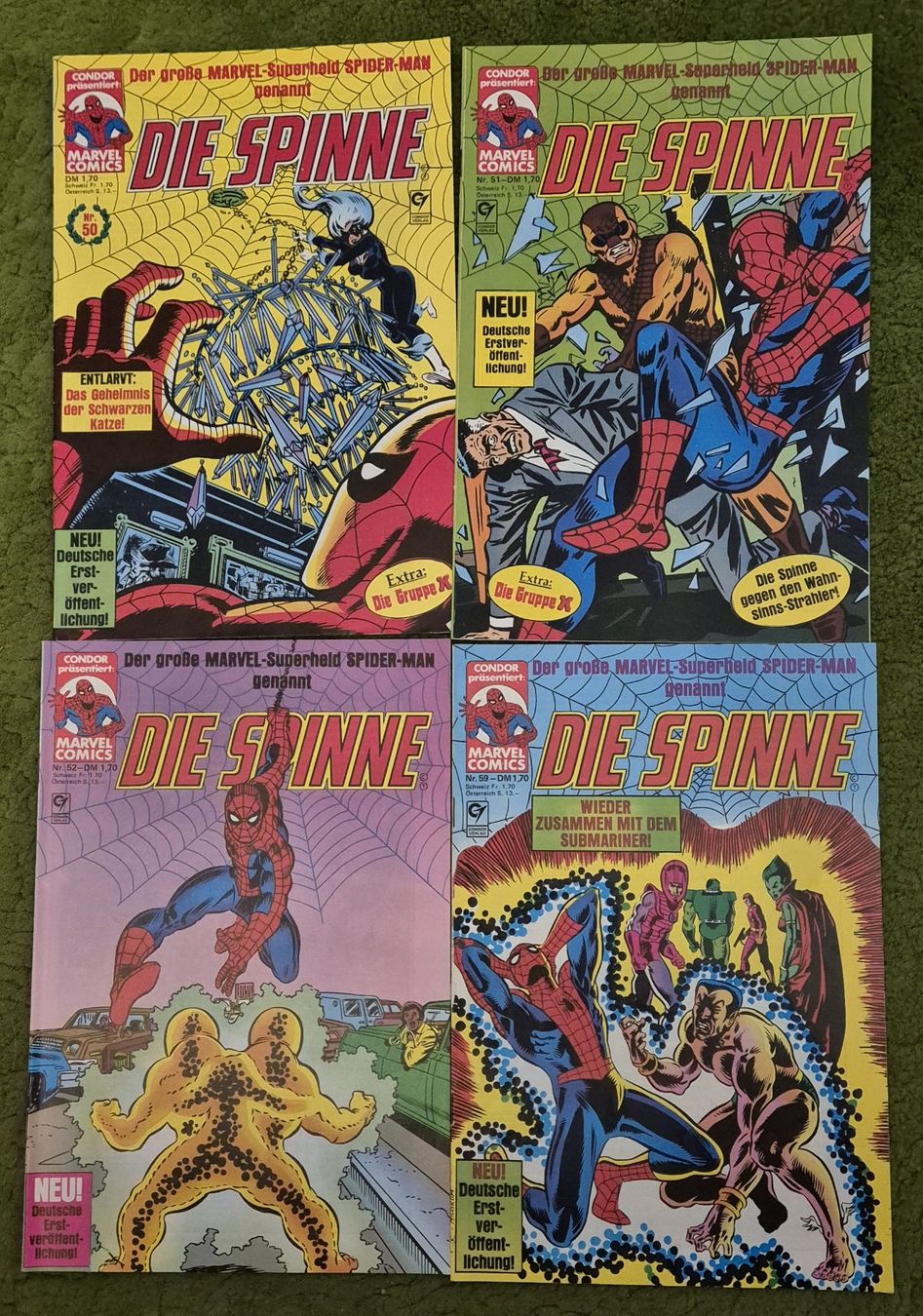 Comics: Die Spinne / Marvel Comics / Condor Verlag / 14 Hefte – Gebraucht aus Chur von Schaf_60 1