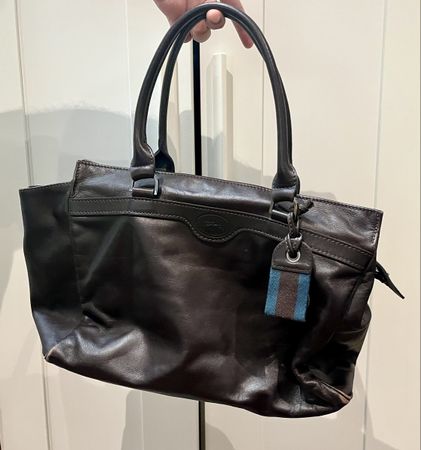 Vintage Longchamp Lederhandtasche