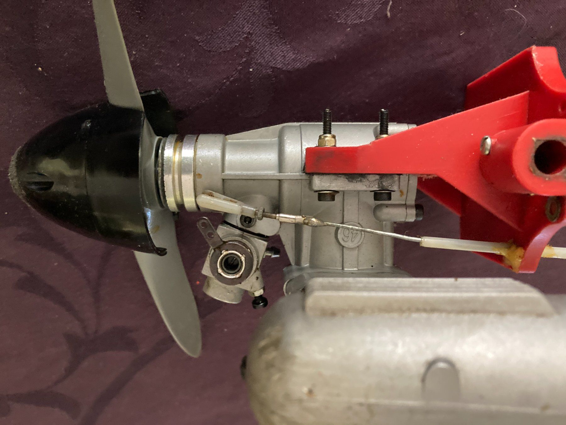 Motori: ASP46  Methanol  Modellmotor, 2Takt, wenig gebraucht – Usato da Tagelswangen venduto da Harubi2 3
