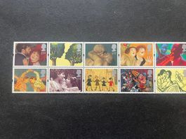 GB 1995 Greetings - Art  strip ** (A302)
