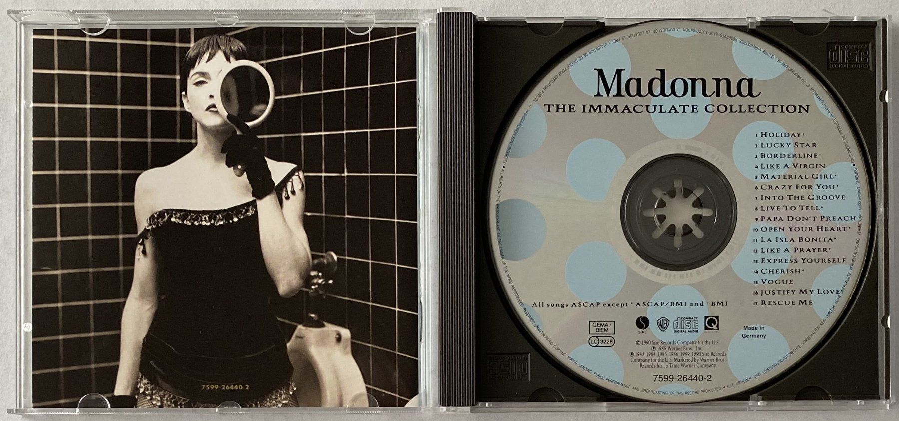 CD: Madonna, The Immaculate Collection – Usato da Flums venduto da Asquillo 2