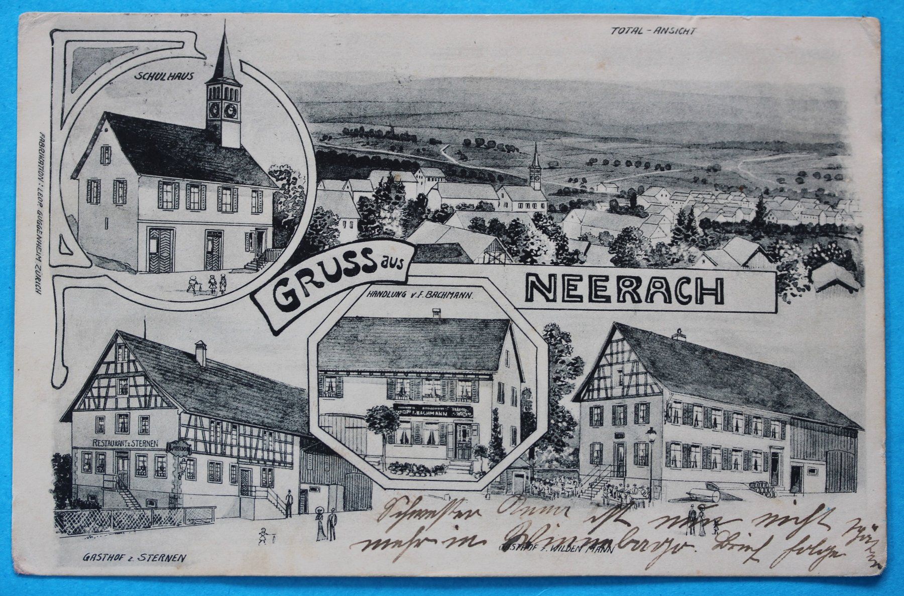 Cartoline postali: NEERACH LITHO AK – Usato da Lotzwil venduto da pirolh
