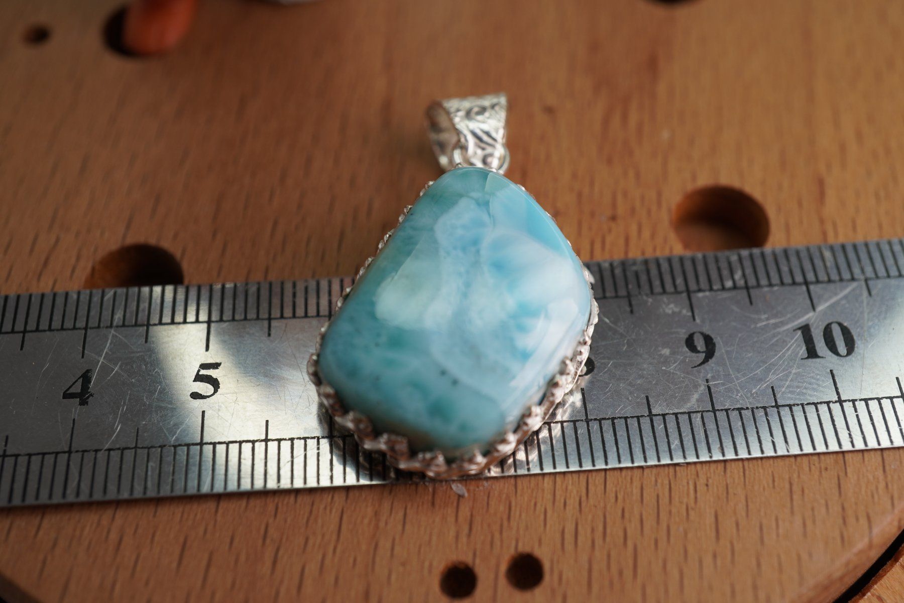 Minerali & Pietre curative: Larimar   Wunderschön    Anhänger   by  "TOPSTONE" ab 1.- – Nuovo e nell'imballaggio originale da Eschenbach SG venduto da topstone 6