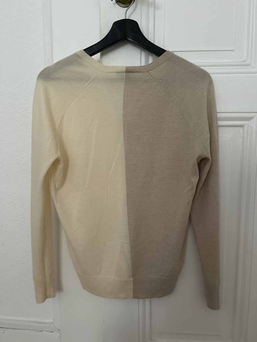Theory Pullover & Sweatshirts: Gorgeous Theory Two-Tone Wool Sweater, sz. P – Neu (gemäss Beschreibung) aus Genève von TreasureChest 1
