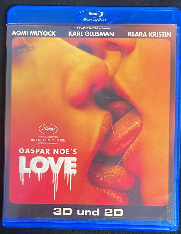 GASPAR NOE`S LOVE 2D 3D BLURAY