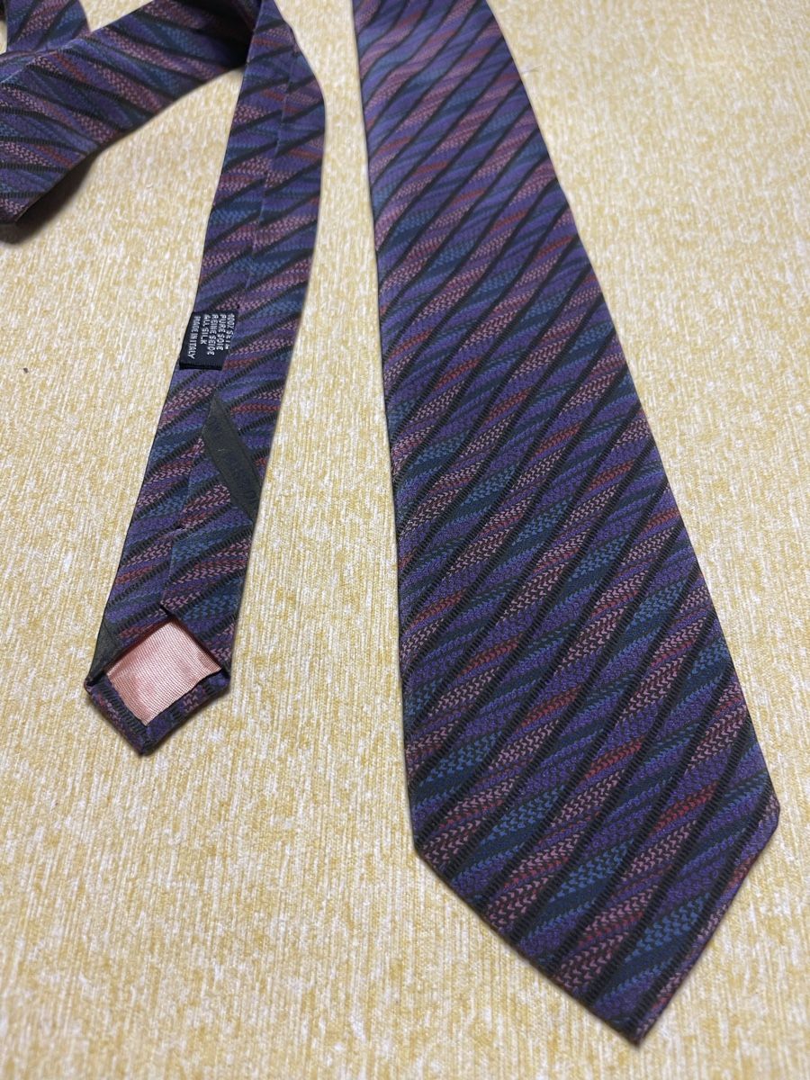 Missoni Cravatte: Missoni Cravatta Uomo in seta a righe viola e verdi – Nuovo (secondo la descrizione) da Gordevio venduto da LanaZimm 5
