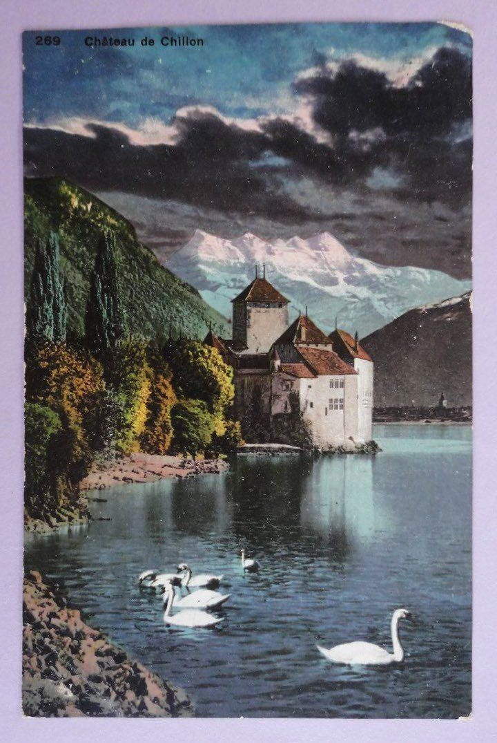 Ansichtskarten: Château de Chillon – Defekt aus Fétigny von Billy2miny