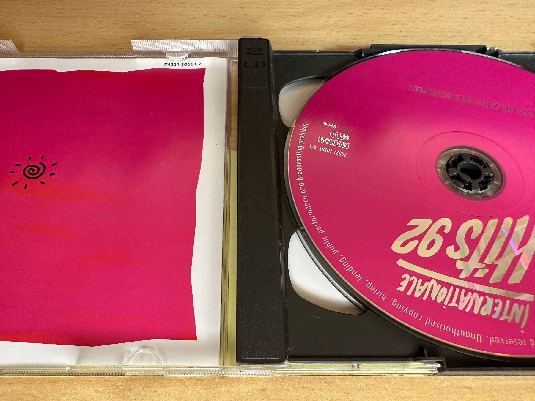 CDs: Various – Internationale Hits 92 - 2 CD – Gebraucht aus Rikon im Tösstal von Alpenmutz 2