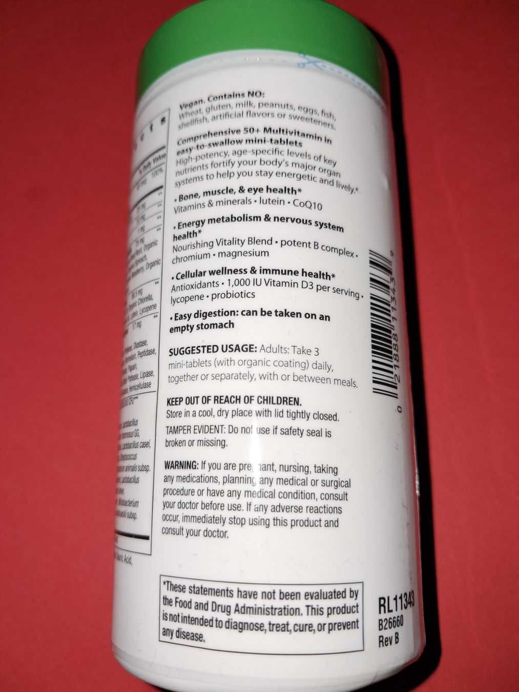 Cibi & Specialità: DARM Rainbow 50+ Vitamine Mineralstoffe Probiotika Enzyme – Nuovo e nell'imballaggio originale da Trübbach venduto da Adam123456 4