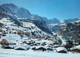 WENGEN mit Jungfrau und Breithornkette