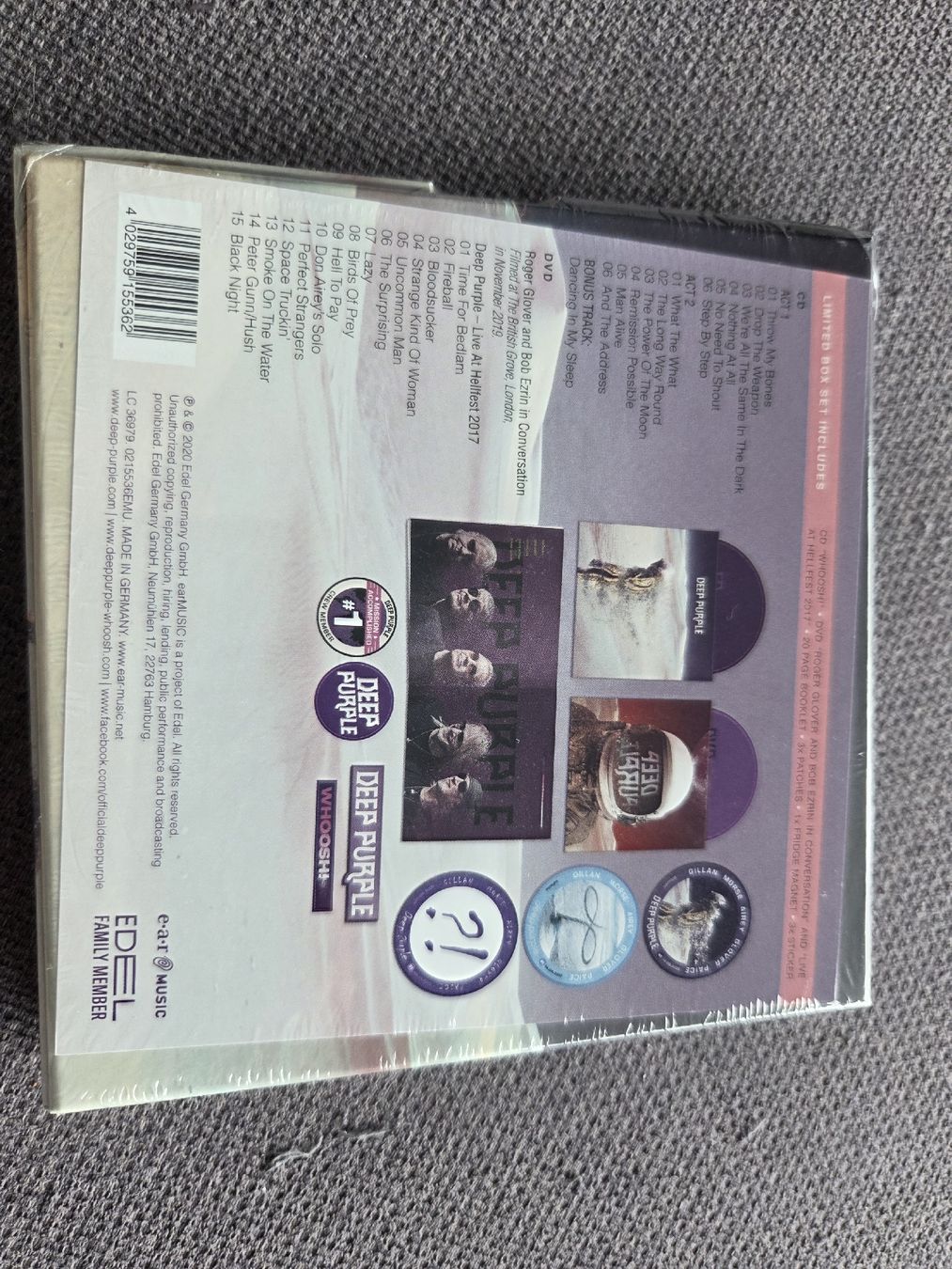 CDs: DEEP PURPLE - Whoosh limited edition Cd + Dvd + extra – Neu und originalverpackt aus Troistorrents von Syrocks 1