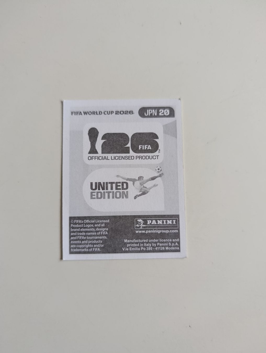 Panini Sammelbilder & Trading cards: Panini World Cup 2026 JPN 20 – Neu (gemäss Beschreibung) aus Lavey-Village von pas_7xd2 1
