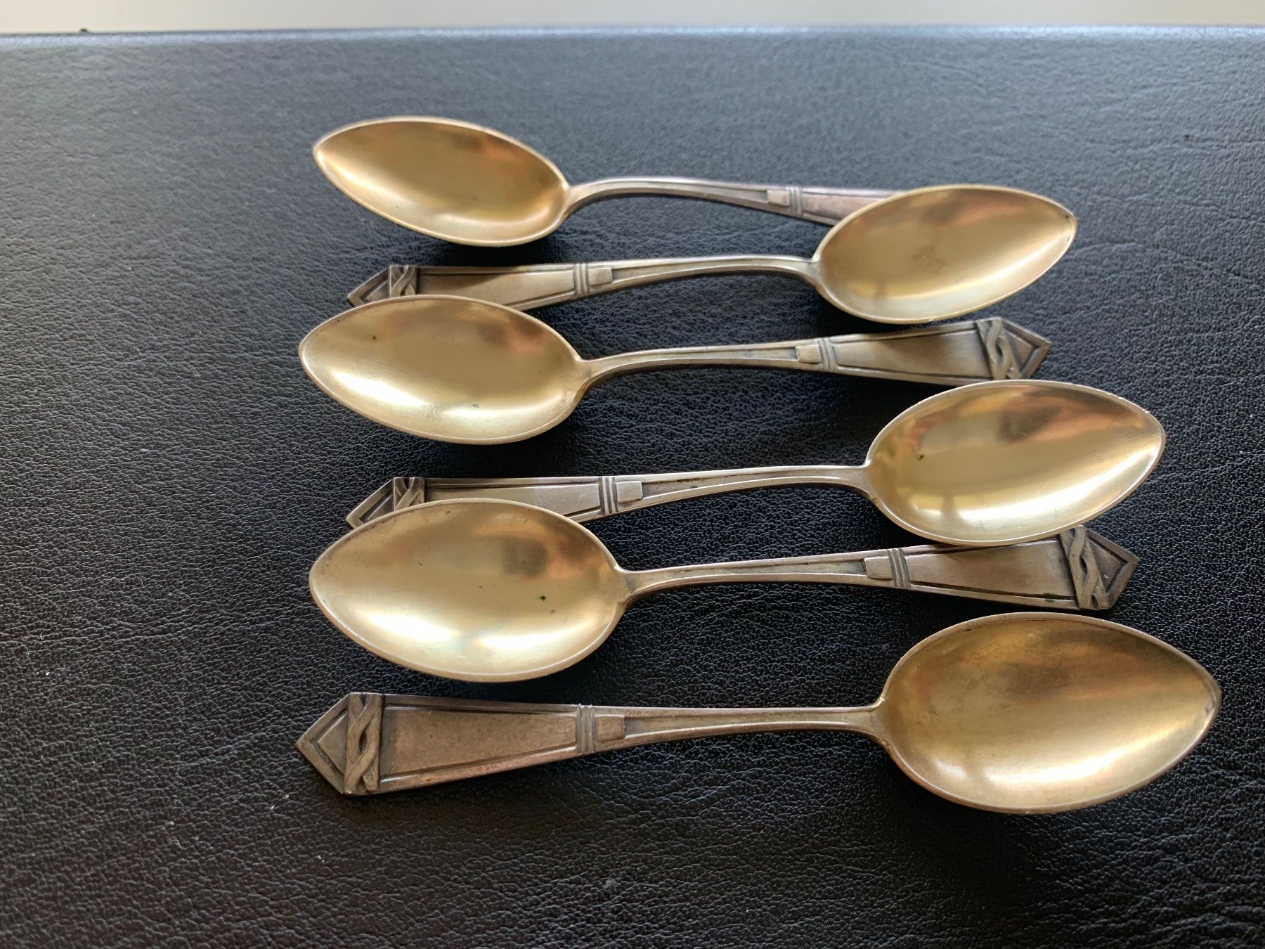 Cucchiai: Moccalöffel, Art Deco 800 Silber – Usato da Zürich venduto da rayberg
