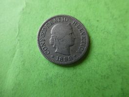 Schweiz 1899, 5 Rappen