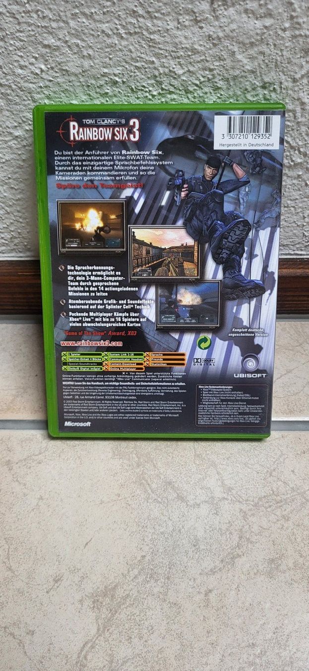Microsoft Spiele: Xbox - Rainbow Six 3 – Gebraucht aus Münsingen von Heroism2010 1