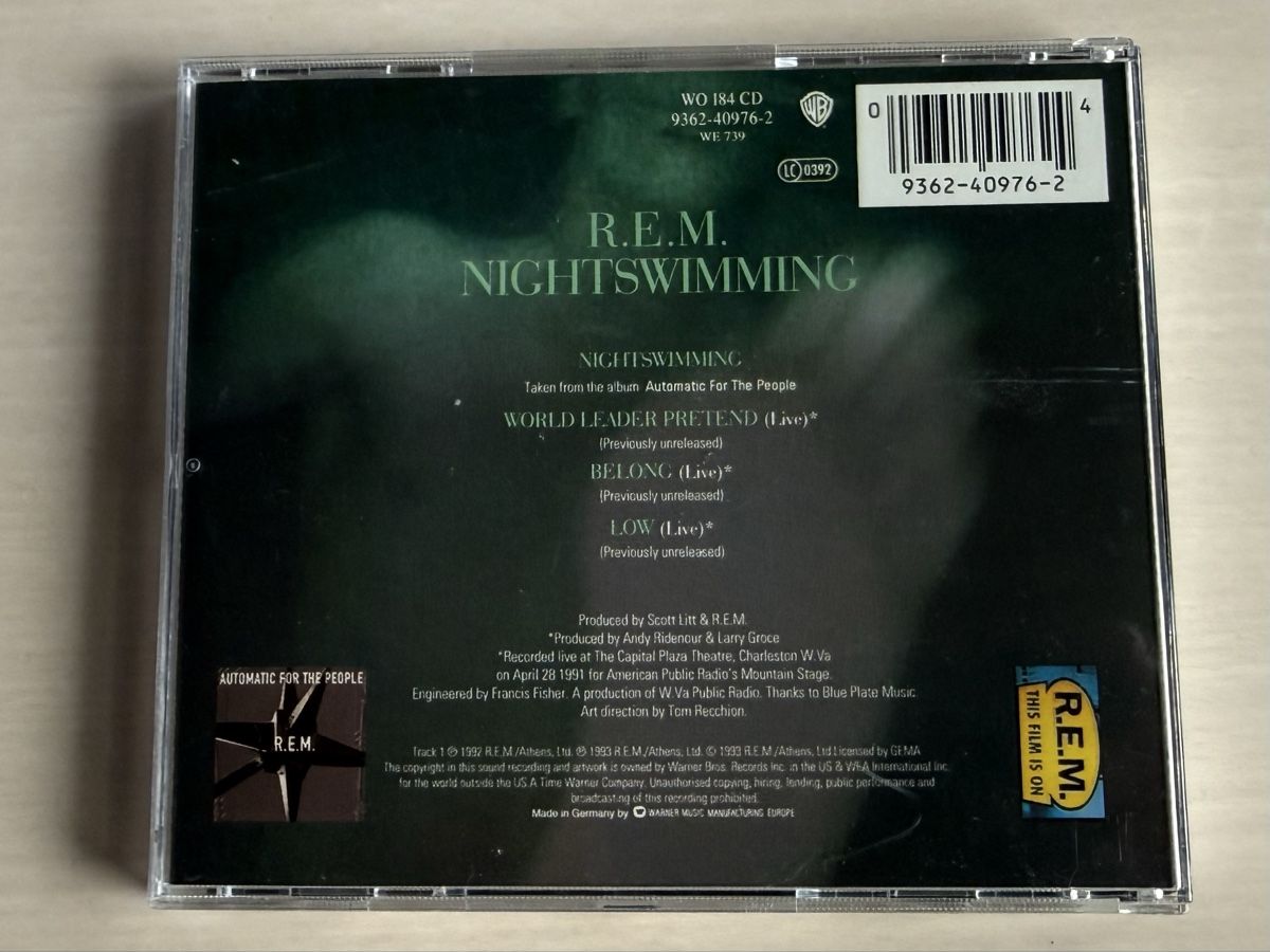 CDs: R.E.M. Nightswimming CD  – D'occasion à Oberried Brienz par Chyara 1