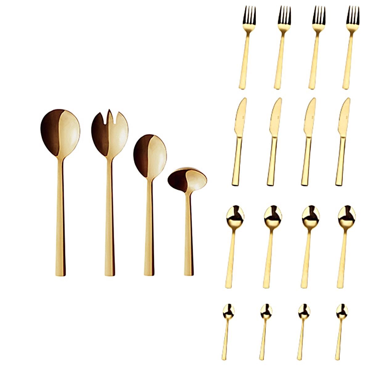 Bestecksets: Besteck RAW Gold Besteckset 20-teilig – Neu und originalverpackt aus Wettingen von kochshop