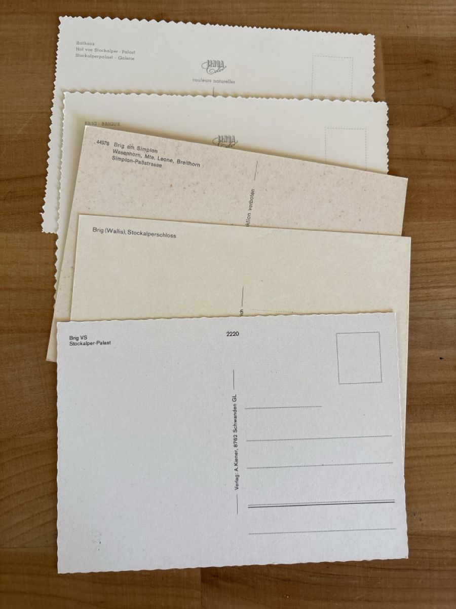 Cartoline postali: AK von Brig – Usato da Rümlang venduto da Brieftaube1 1