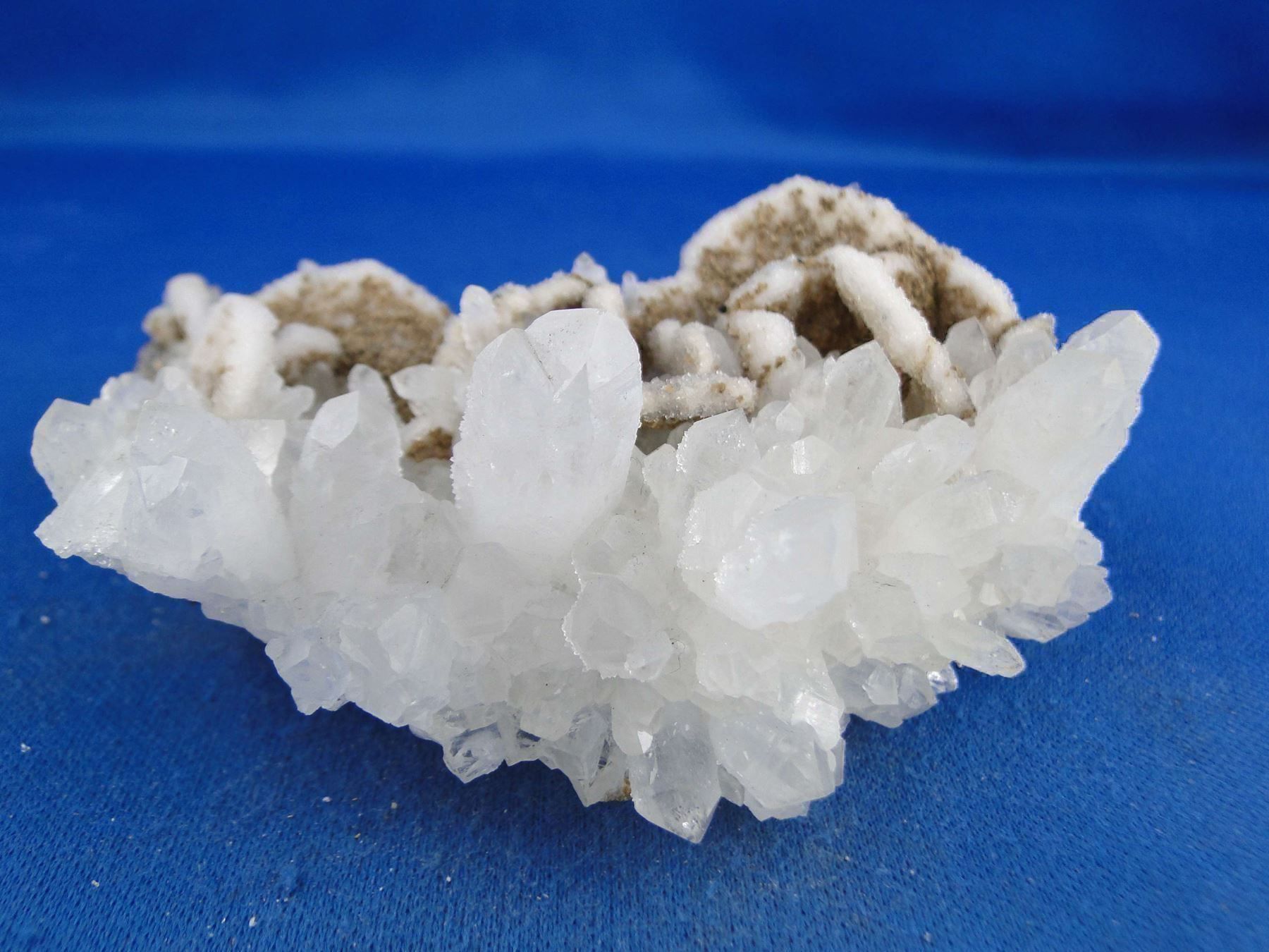 Mineralien & Heilsteine: Bergkristall mit Calcit und Siderit – Gebraucht aus Schinznach Bad von Demerald 1