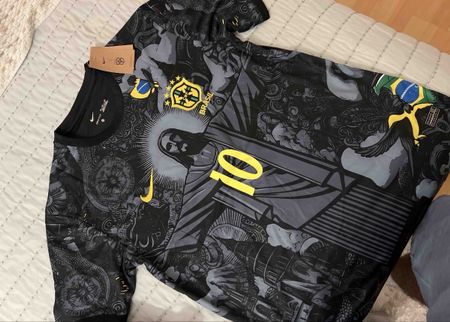 Fussballtrikot Brasilien Neymar Jr. Grösse M