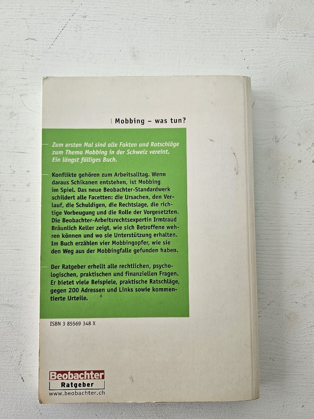 Libri: Schlüsselqualifikation und Mobbing-was tun? – Usato da Lauerz venduto da Etri 3