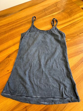 Damen Spaghettiträger Camisole Top blau Gr. S