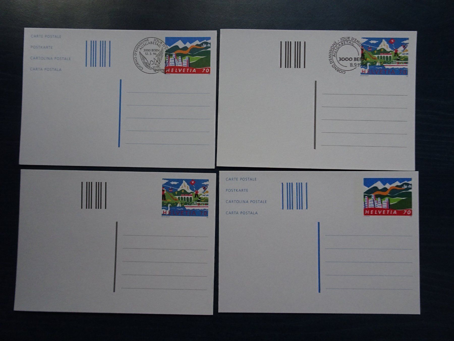 Tous les timbres: 1998 – Neuf (Voir description) à Aadorf par Chnorli-Furz