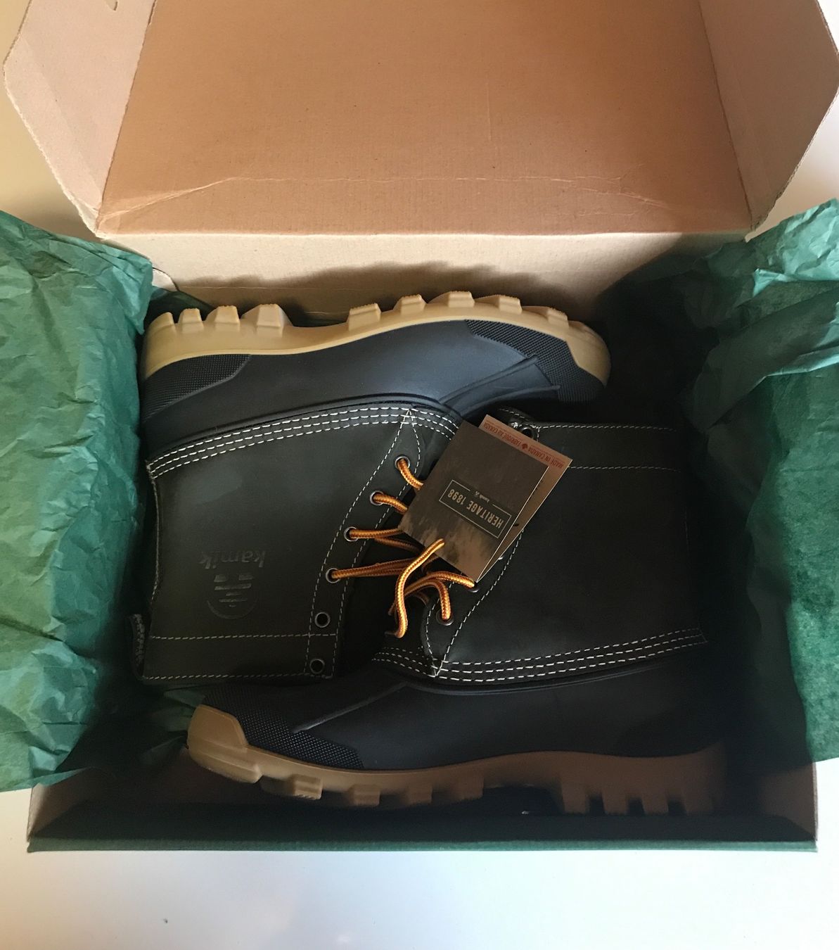 Scarpe da uomo: Original Kamik, neu mit Karton , Gr 41 – Nuovo e nell'imballaggio originale da luzern venduto da ARNI. 4