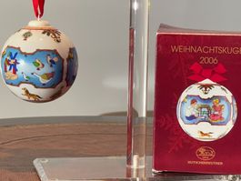 Weihnachtskugel aus Porzellan von Hutschenreuther 2006
