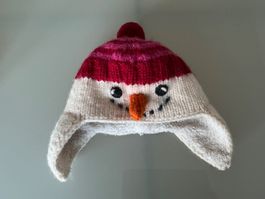 Süsse Wintermütze 100% Wolle ab 1Jahr