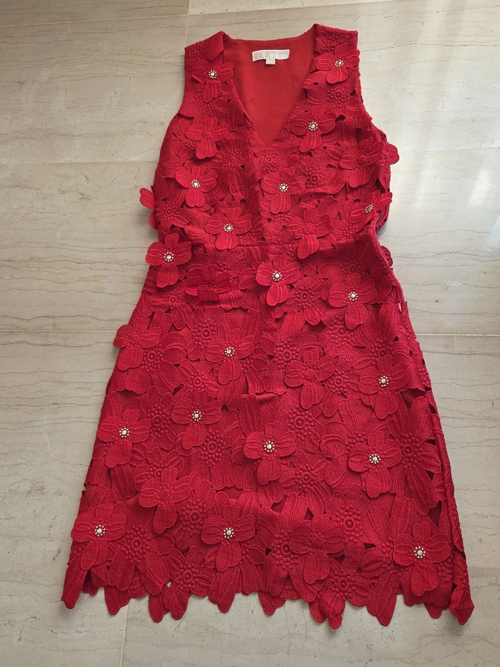 Michael Kors Vestiti: Michael Kors Kleid Rot GR XS – Nuovo (secondo la descrizione) da Luzern venduto da annabelle25 4