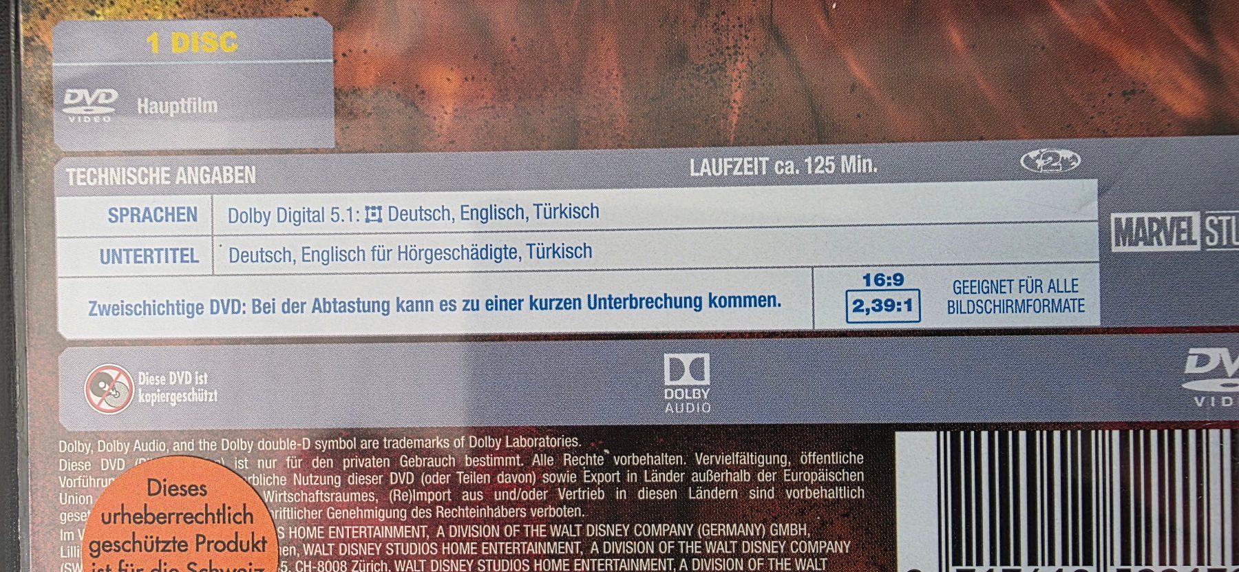 Tutti i DVDs: DVD Thor Tag der Entscheidung / Chris Hemsworth – Usato da Oetwil am See venduto da fineli2 1