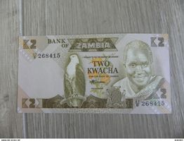 Banknote Zambia 2 Kwacha ND