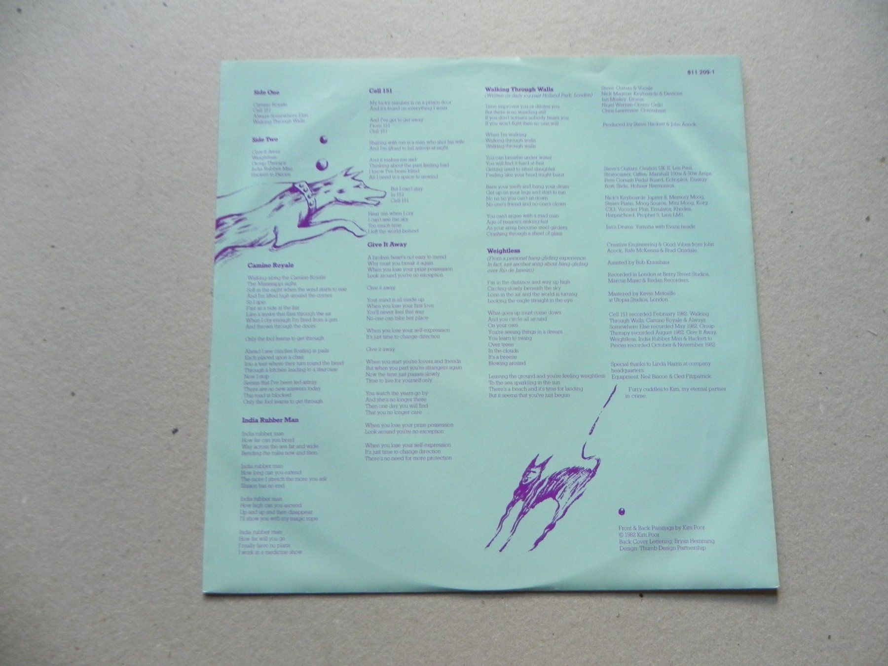 Dischi in vinile: LP brit. Rock Gitarrist Genesis / Steve Hackett 1982 Highly – Usato da Siebnen venduto da krimsie 2