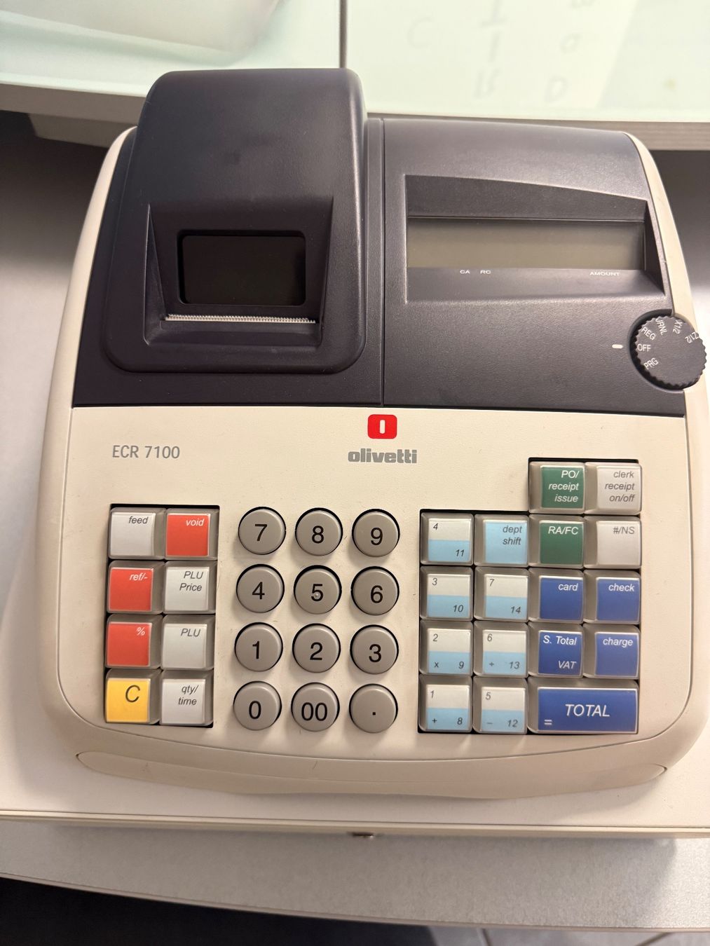 Olivetti Registratore di cassa: Olivetti ECR 7100 Kasse mit Schublade – Nuovo (secondo la descrizione) da Schachen LU venduto da Jenny_geen 1