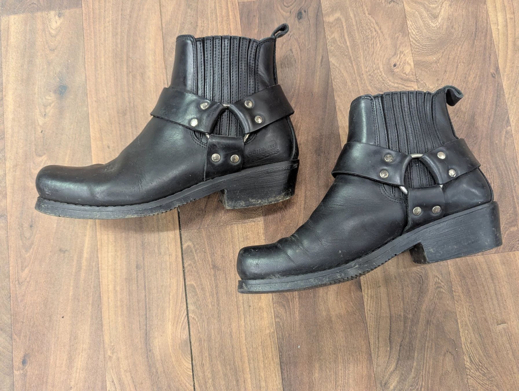Herrenschuhe: Schwarze Leder Stiefeletten Gr. 39 - Herbst Schnäppchen! – Gebraucht aus Unterengstringen von Olifant4 1