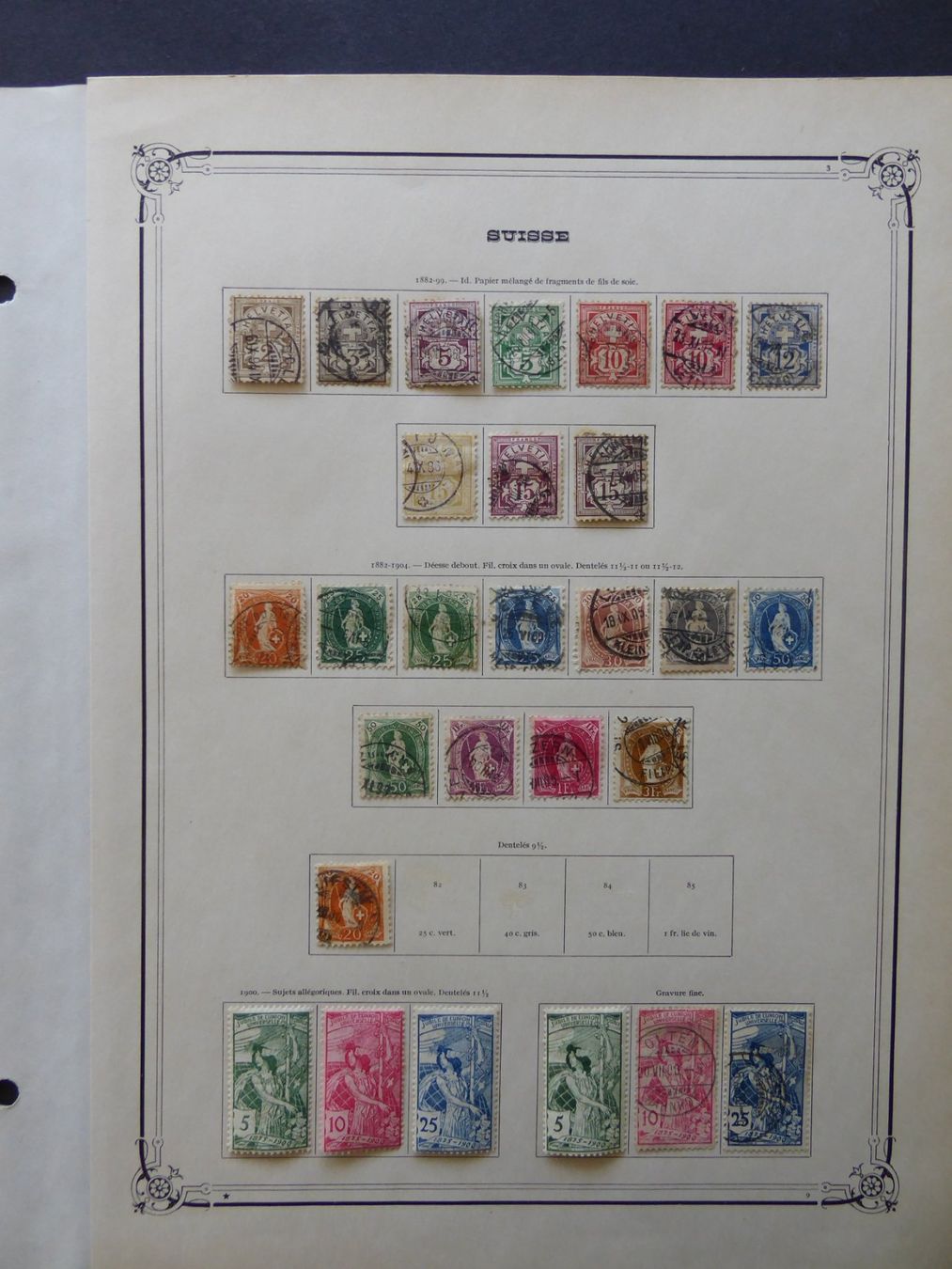 Tutti i francobolli: Gestempelte Sammlung ab Rayon / Strubel – Usato da Horw venduto da pilatusmail 2