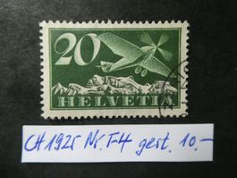 CH 1925 Nr. F4 gestempelt
