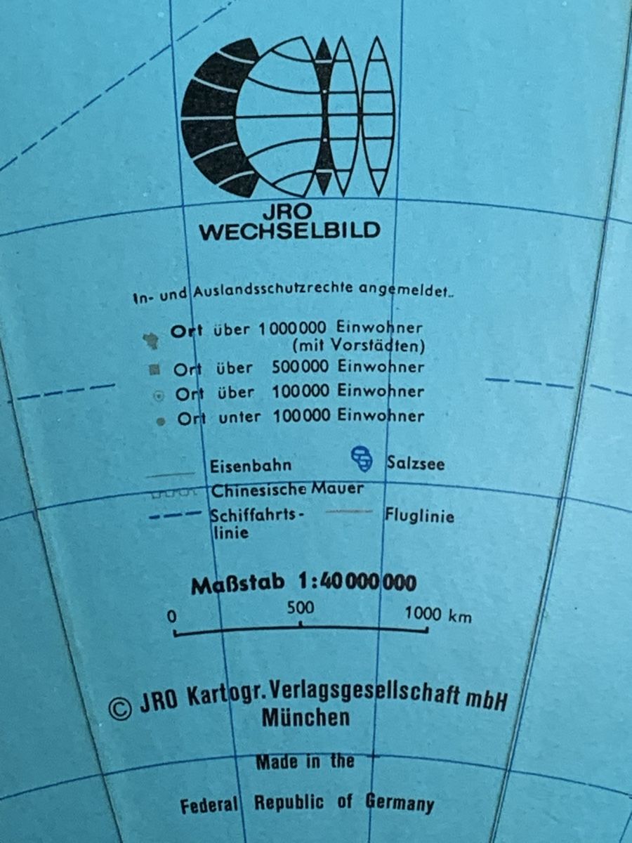 Altro in Decorazioni & Accessori: „JRO - WECHSELBILD“ - Globus  – Usato da Wangen b. Olten venduto da Finolino28 4