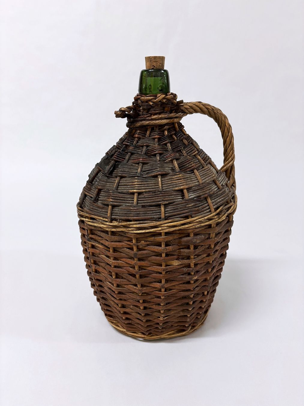 Bottiglie: Mostflasche mit Korbgeflecht 8 Liter – Usato da Neuenkirch venduto da Gluecks.Kauf