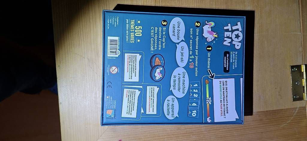 Spiele: Top Ten Jeu comme neuf – Gebraucht aus La Tine von chrystang 3