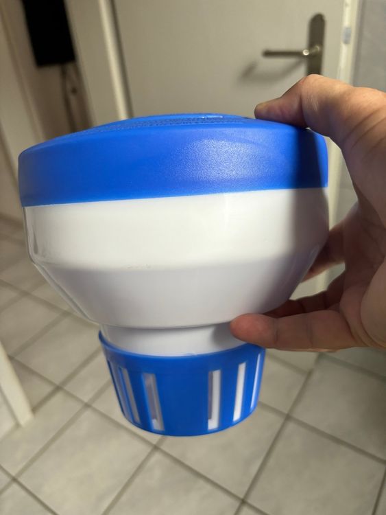 Schwimmender Chlorspender Für Pool - 2er Set Tablettenhalter Mit Verstellbarer Chlorabgabe