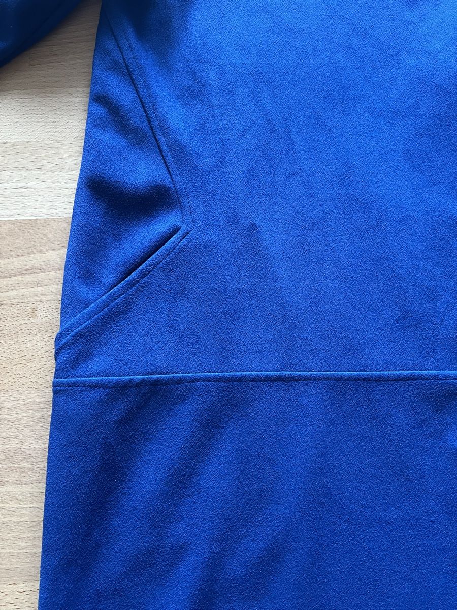 Vestiti: Adika Kleid, Gr 44, blau, Wildledereffekt – Usato da Uetikon am See venduto da erz13 4