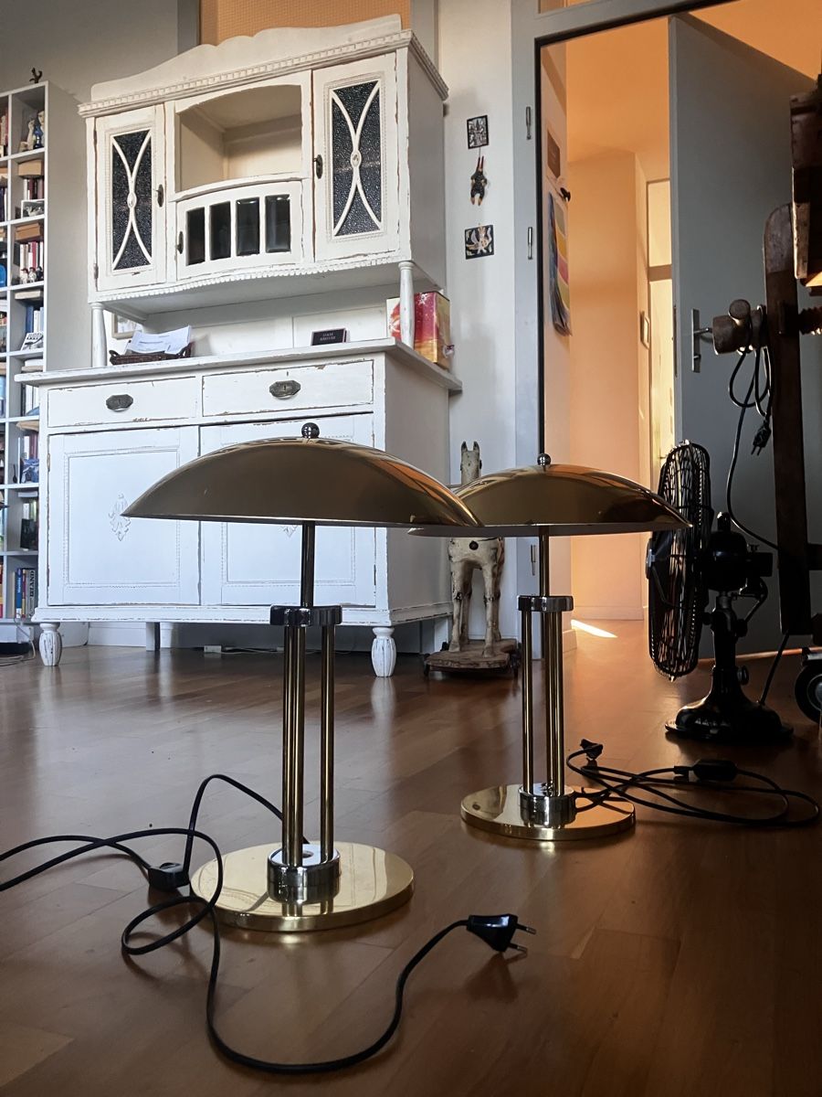 Lampes: Tischlampen Set Messing -Metall – D'occasion à Basel par eclipse012 2