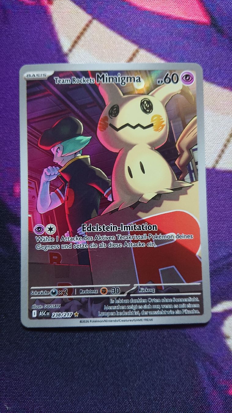 Pokémon Sammelbilder & Trading cards: Team Rockets Mimigma ASC 238 DE – Neu (gemäss Beschreibung) aus Chur von FreakofRarity