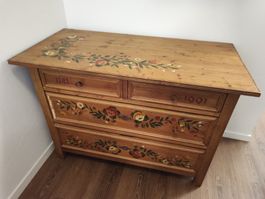 Komode Holz handbemalt