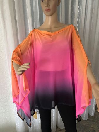 RARITÄT - stilvolle und edle OPERA Bluse/Tunika, pink, 1Size