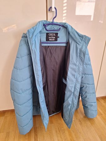Cecil Steppjacke blau Kapuze Grösse XL guter Zustand