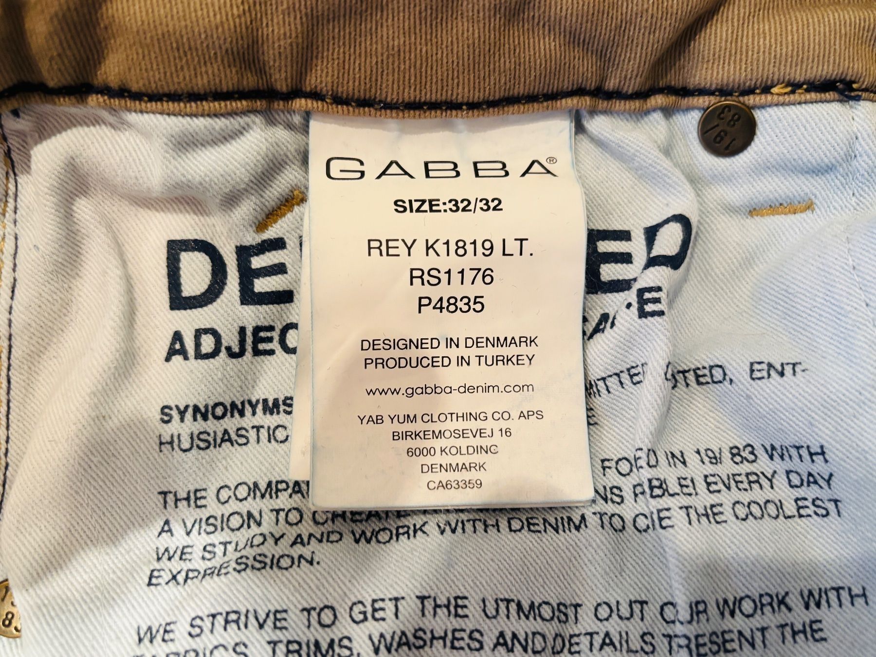 Jeans: GABBA Herren Jeans - EU 32/32 – Usato da Bottmingen venduto da Merkur_Basel 4